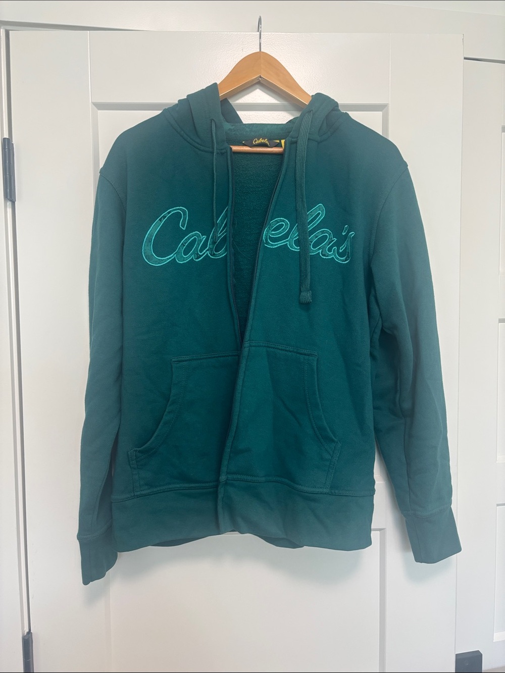 Cabela's Teal Green Women's Zip-Up Hoodie